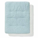 Fresk boxkleed van biologisch katoen - Rainbow Ether Blue