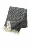 Klippan deken van geweven Eco wol - Knut dark grey