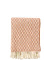 Klippan Plaid van lamswol en gerecyclede wol, Lovik Apricot