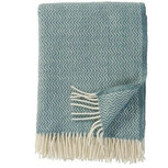 Klippan deken van Eco wol - Sorbet Silky Blue