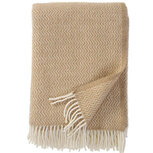 Klippan deken van Eco Lamswol - Sorbet Sandy Beach