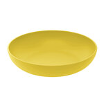 Zuperzozial Nature Flat Bowl Yellow - groot diep bord Ø26cm PLA