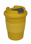 Zuperzozial C-PLA koffiebeker, Time-Out Mug medium - Saffran Yellow
