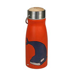 The Zoo RVS dubbelwandige Drinkfles Orca - Thermosfles rood 