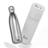 IZY Bottles RVS dubbelwandige thermosfles - Silver 500ml