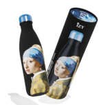 IZY Bottles RVS dubbelwandige fles 500ml - Meisje met de Parel van Vermeer