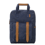 Fresk kleine rugzak van gerecycled plastic - Backpack Small Indigo Dots