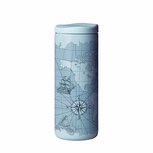 Chic Mic SlideCup NEO Antique Map - Thermosbeker met slide deksel 