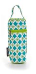 Keep Leaf Organic Insulated Bottle Bag Tiles - Dubbelwandige flessentas met rits 