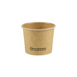 Bio sausbeker FSC Kraft/PLA 60ml, set van 50 stuks