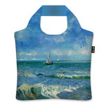 Ecozz opvouwbare shopper van rPET, Vincent van Gogh print Seascape