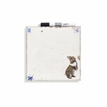 DDB Wisdom Tile Rabbit - uitwisbaar whiteboard tegeltje