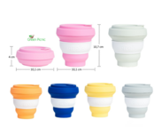 Griply Silicone Cup 355ml - Opvouwbare koffiebeker in diverse kleuren
