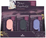 Moses mini LED leeslampje oplaadbaar - lila, roze of grijs
