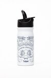 ReTulp RVS drinkfles 400ml met drinktuit - Dutchies Ocean White ReTulp RVS drinkfles 400ml met drinktuit - Dutchies Ocean White