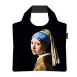 Ecozz opvouwbare tas van rPET - Vermeer Het meisje met de parel Ecozz opvouwbare tas van rPET - Vermeer Het meisje met de parel