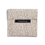 KeepLeaf Baggie Large Mesh - Lunchzakje van biologisch katoen KeepLeaf Baggie Large Mesh - Lunchzakje van biologisch katoen