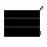Ecozz etui Zip Bag Black, van gerecycled plastic Ecozz etui Zip Bag Black, van gerecycled plastic