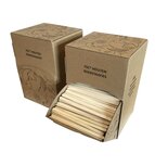 FSC houten roerstaafje 110mm, Doos 2000 stuks. FSC houten roerstaafje 110mm, Doos 2000 stuks.