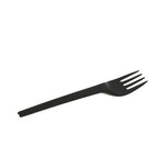 CPLA vork zwart 16,8cm, voordeelpak 50 bio vorken CPLA vork zwart 16,8cm, voordeelpak 50 bio vorken