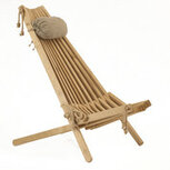 EcoFurn EcoChair, stoel in bruin geolied berkenhout EcoFurn EcoChair, stoel in bruin geolied berkenhout