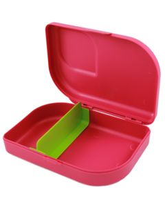 Lunchbox bio plastic Pink GreenPicnic