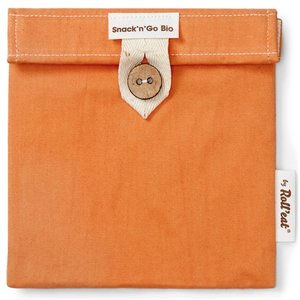 Herbruikbare Snack Bag orange van Roll Eat - GreenPicnic