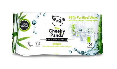 The Cheeky Panda Bamboo Anti-Bacterial Wipes - Verkooppunt GreenPicnic