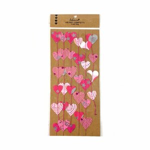 Imbarro hearts pink confetti slinger bij GreenPicnic